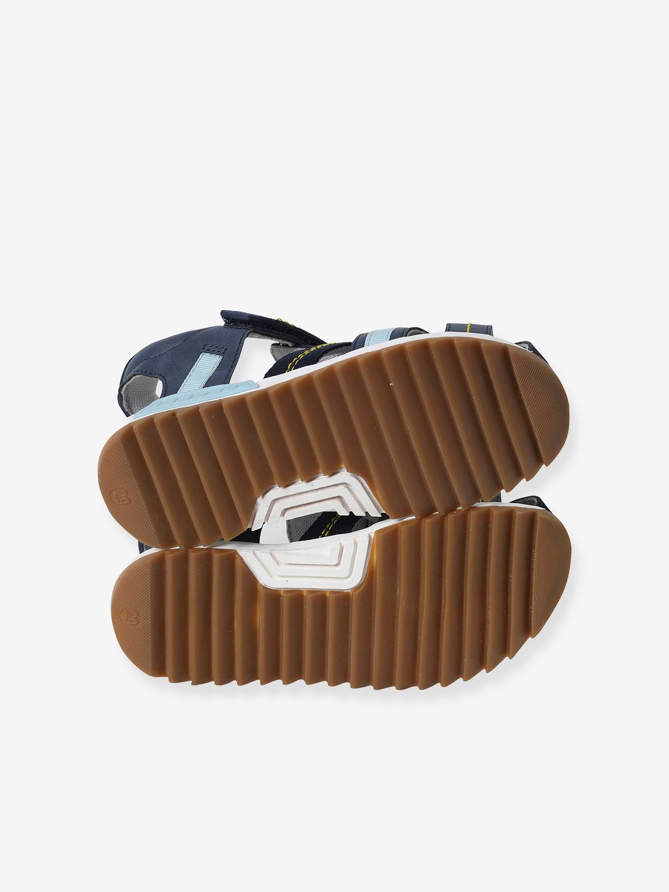 Sandálias fechadas para meninos, marrom acinzentado