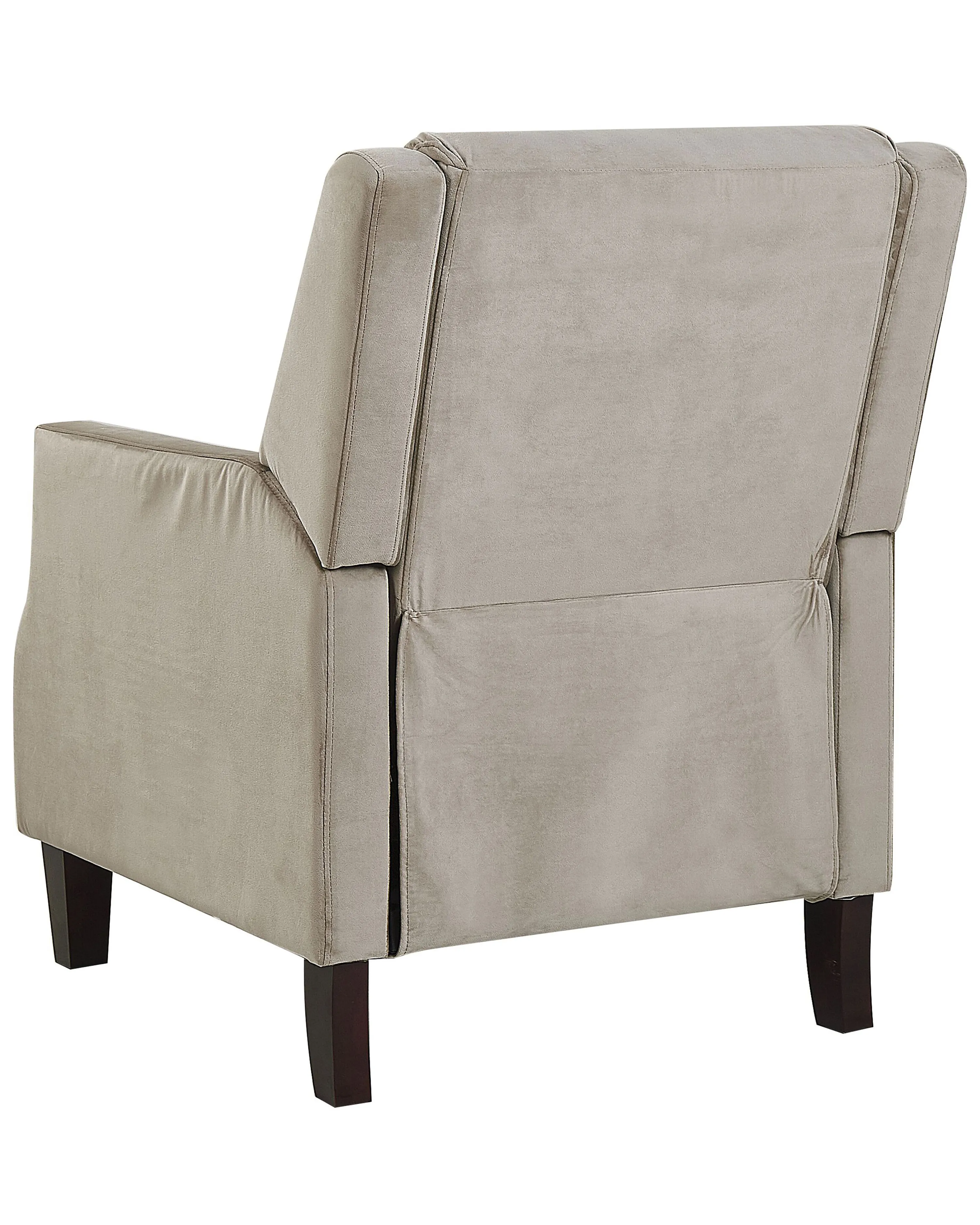 Relaxfauteuil EGERSUND Fluweel Taupe