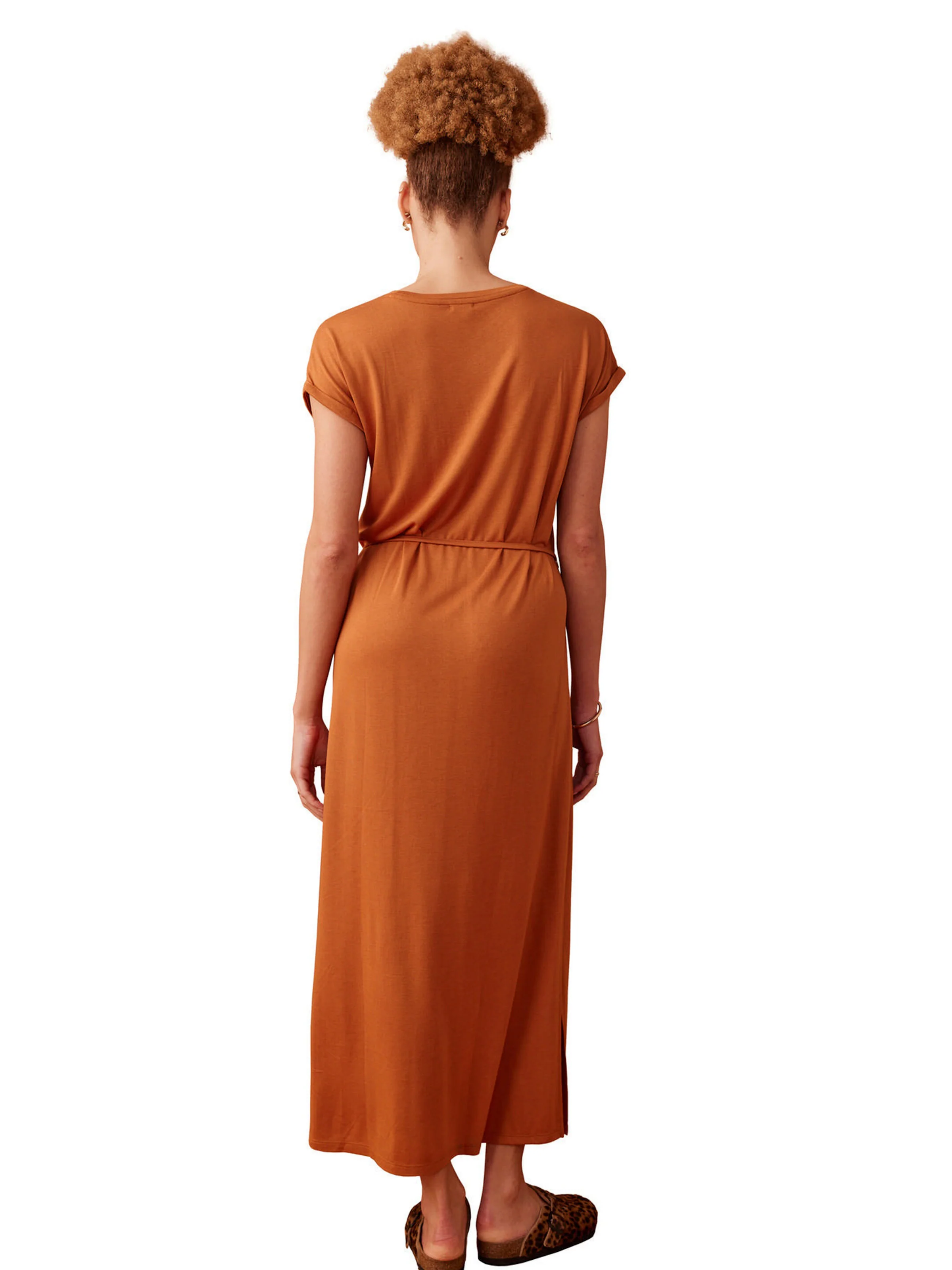 Envie de Fraise Maxikleid für die Schwangerschaft karamell