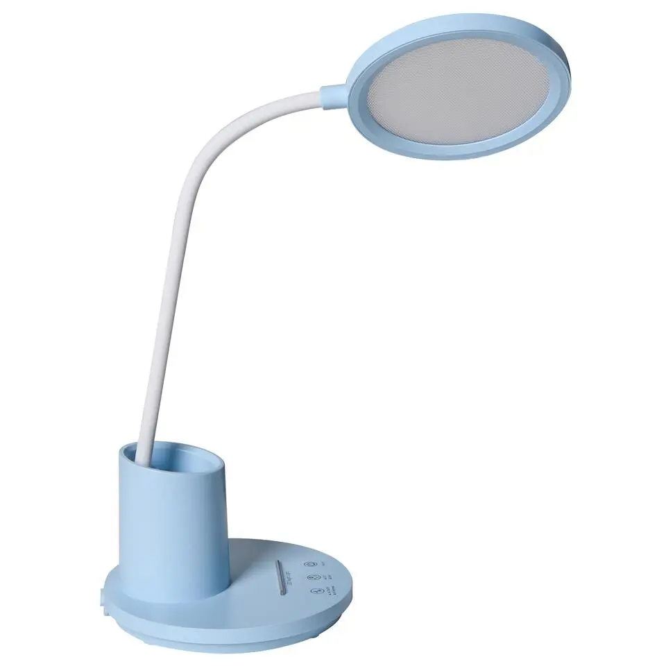 VELA - Bureaulamp LED - Blauw - Synthetisch materiaal