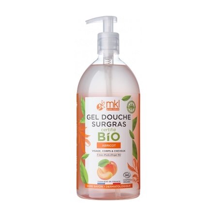 Gel Douche Surgras Abricot Bio 1 L