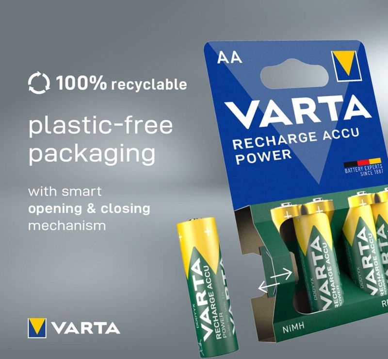 Varta - AAA 800mAh Ready2Use - Oplaadbare Batterijen - 4x