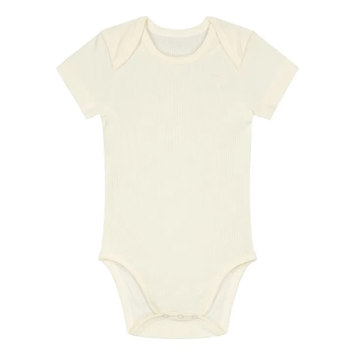 Gray Label Body Manches Courtes Coton Bio | Blanc cassé