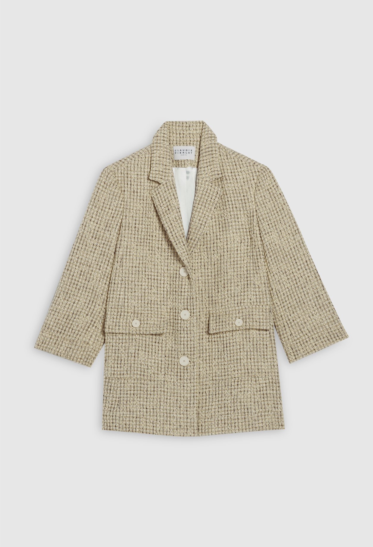 Veste &agrave; carreaux