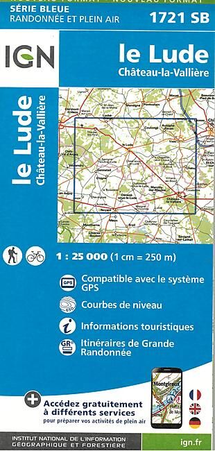IGN - 1721 SB LE LUDE 1 25 000