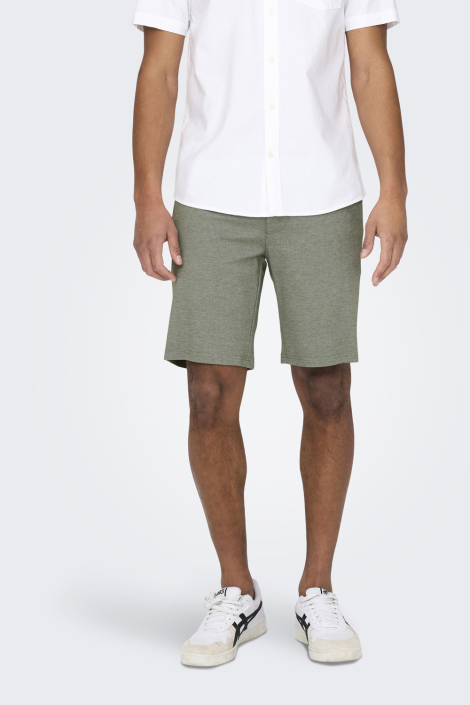 Only & Sons groene heren korte broek