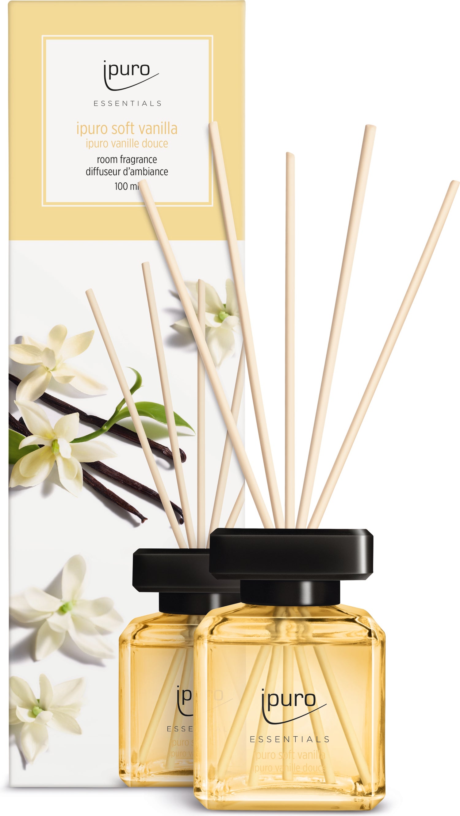 Ipuro geurstokjes Essentials Soft Vanilla 100 ml