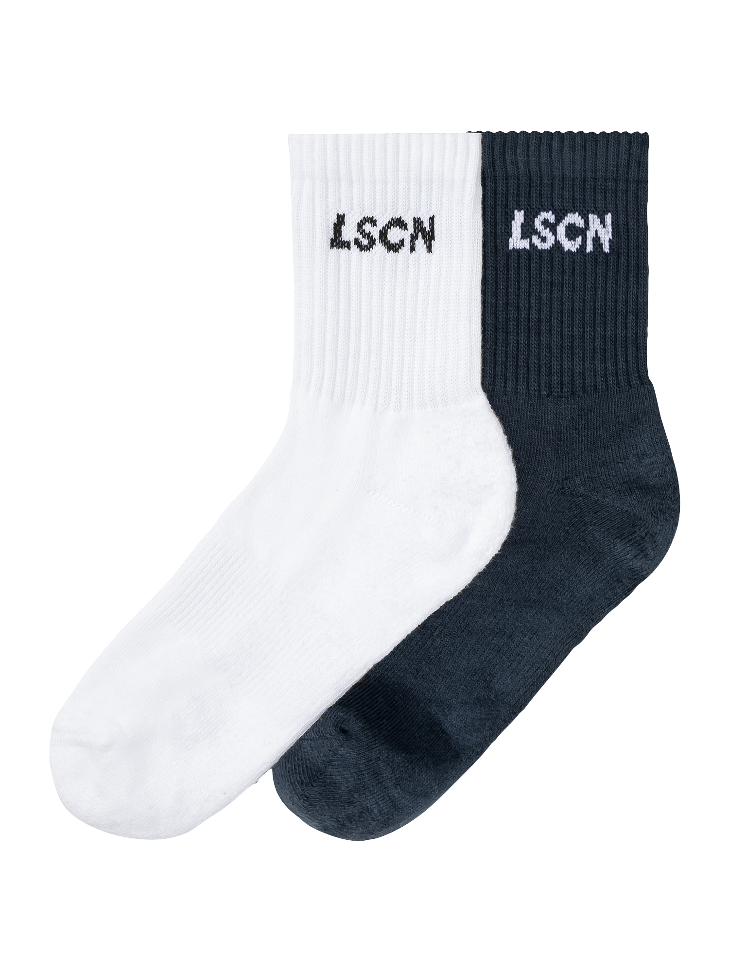 LSCN by LASCANA Tennissocken Packung, 2 Paar tlg. mit  Halbfussfrottee