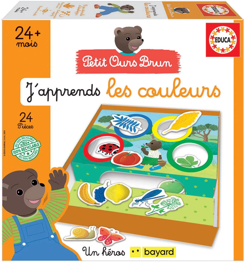 PETIT OURS BRUN - J'APPRENDS LES COULEURS