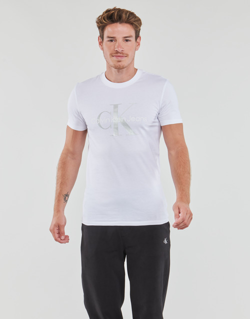 Calvin Klein Jeans - MONOLOGO TEE - Bleu
