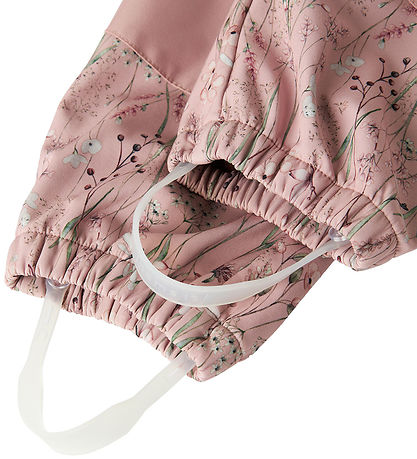 Name It Softshellanzug m. Fleece - NmfAlfa08 - Pale Mauve/Flower
