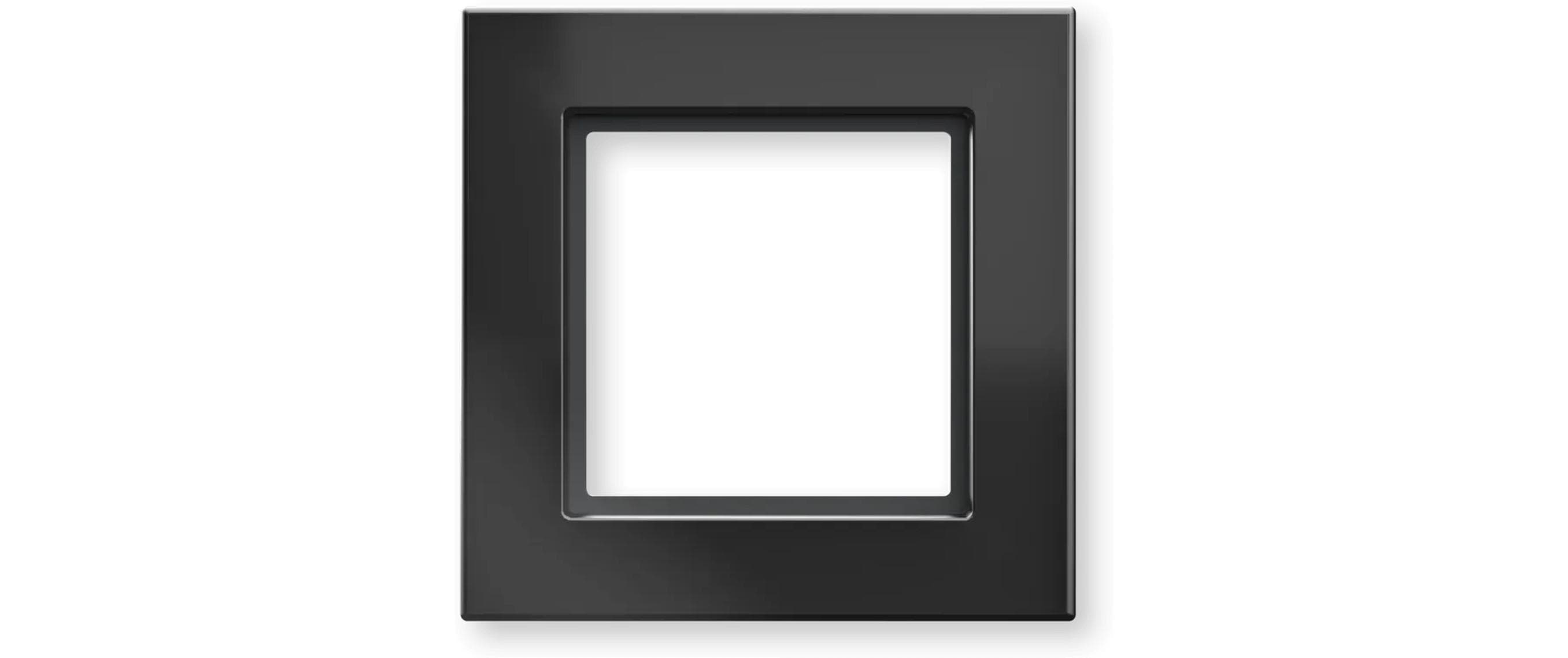 Glasrahmen – 1-fach SchwarzErsatzrahmen aus Glas
