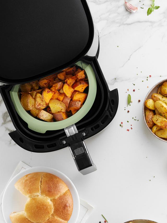 Lékué Airfryer Silikonform, Ø 15 cm, 6 cm hoch