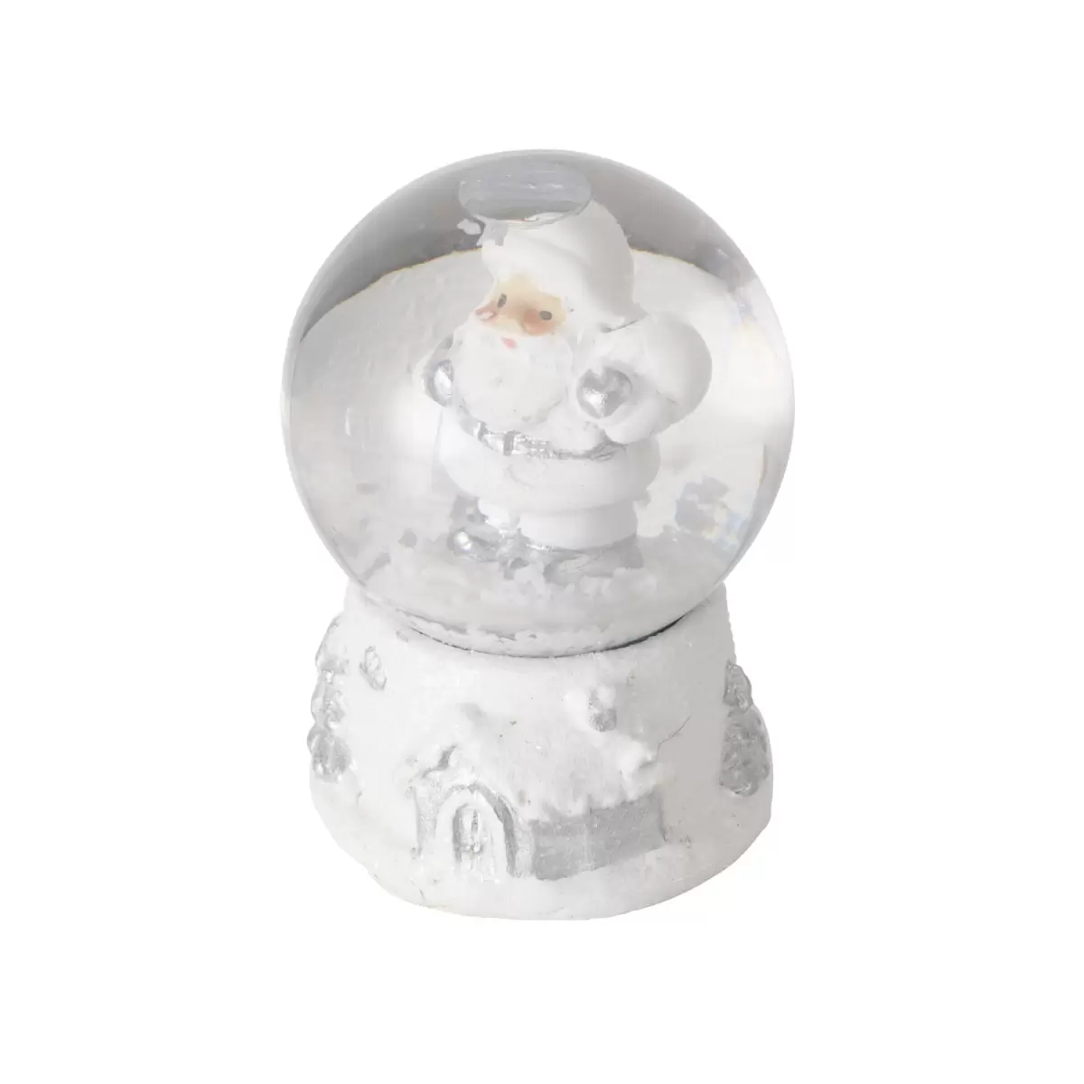 Schneekugel mit LED Pawlak weiss