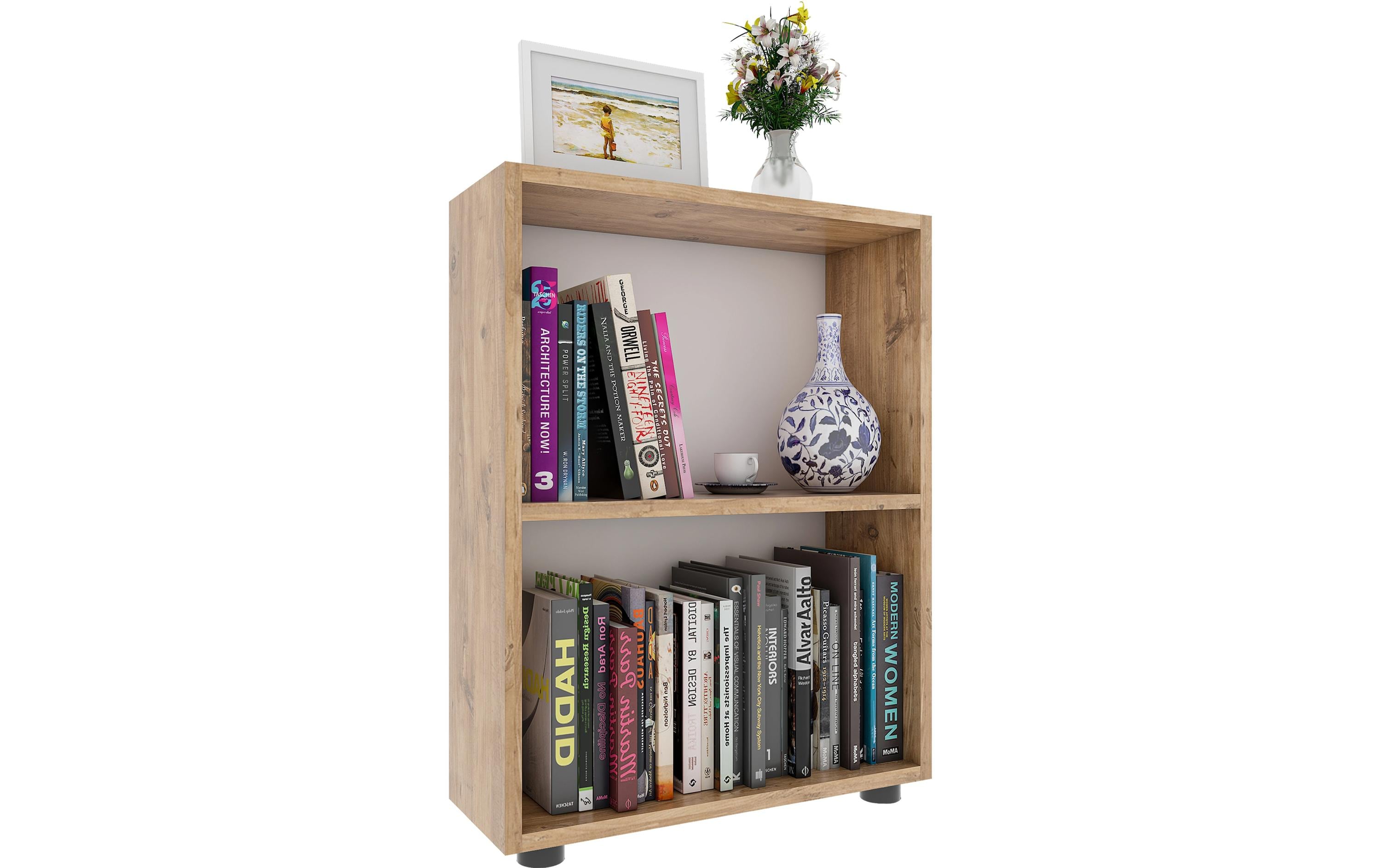 Regal Bulas 2-fach 72 x 55 cm, Honig-EicheStandregal