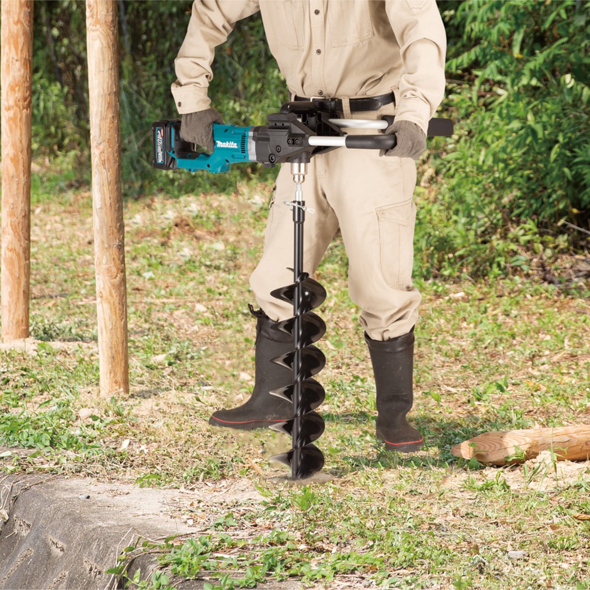 Makita Bohrer Akku-Erdbohrer DG001GZ05 XGT, 40Volt