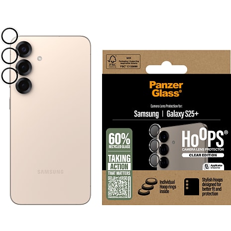 PanserGlass kameralinsebeskyttelse Samsung Galaxy S25 plus