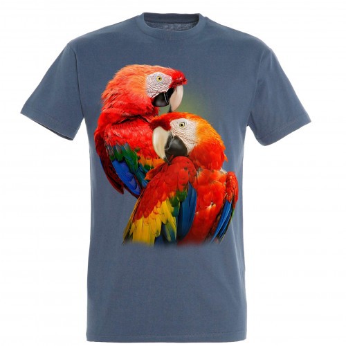 Camiseta Red Parrots, azul