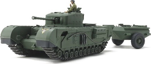 Tamiya - Churchill Mk.Vii Crocodile British Tank Byggesæt - 1:48 - 32594