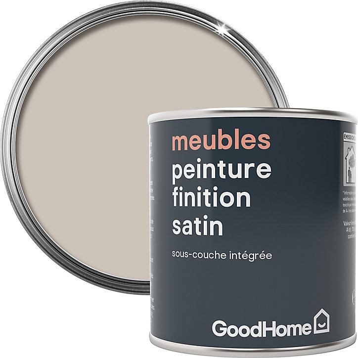 Peinture de rénovation meubles GoodHome beige Tijuana satin 125ml