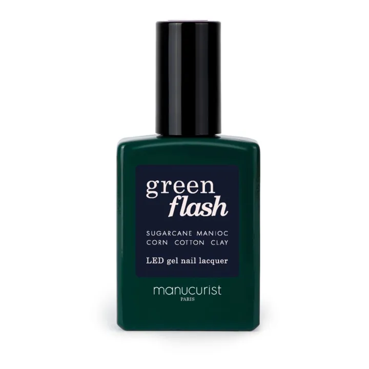 Manucurist Vernis à ongles semi-permanent Green Flash Dark Night - 15 ml
