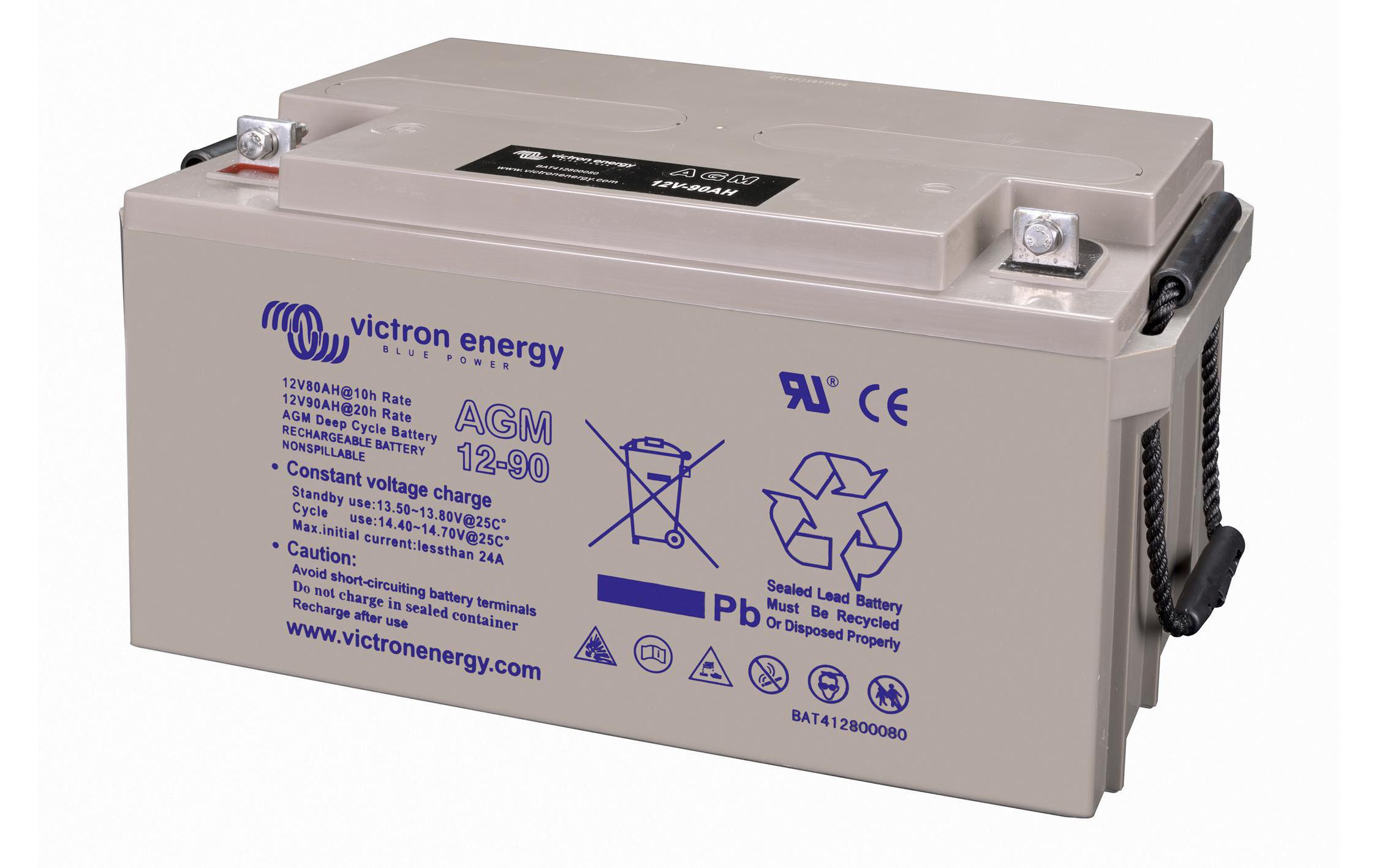 Batterie AGM 12V 90Ah<br>Ventilgesteuerte Batteriezellen