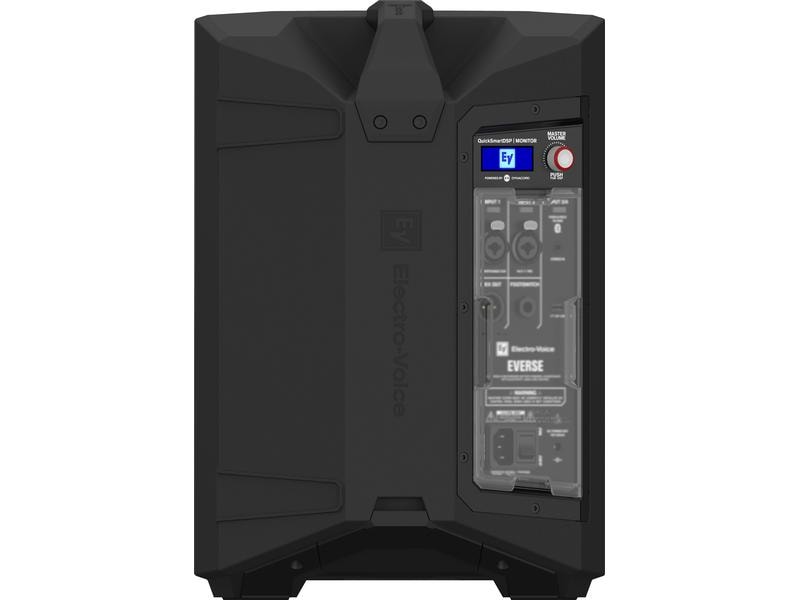 Electro-Voice Lautsprecher Everse 8 – Schwarz Akkubetriebener PA-Lautsprecher mit Bluetooth-Konnektivität