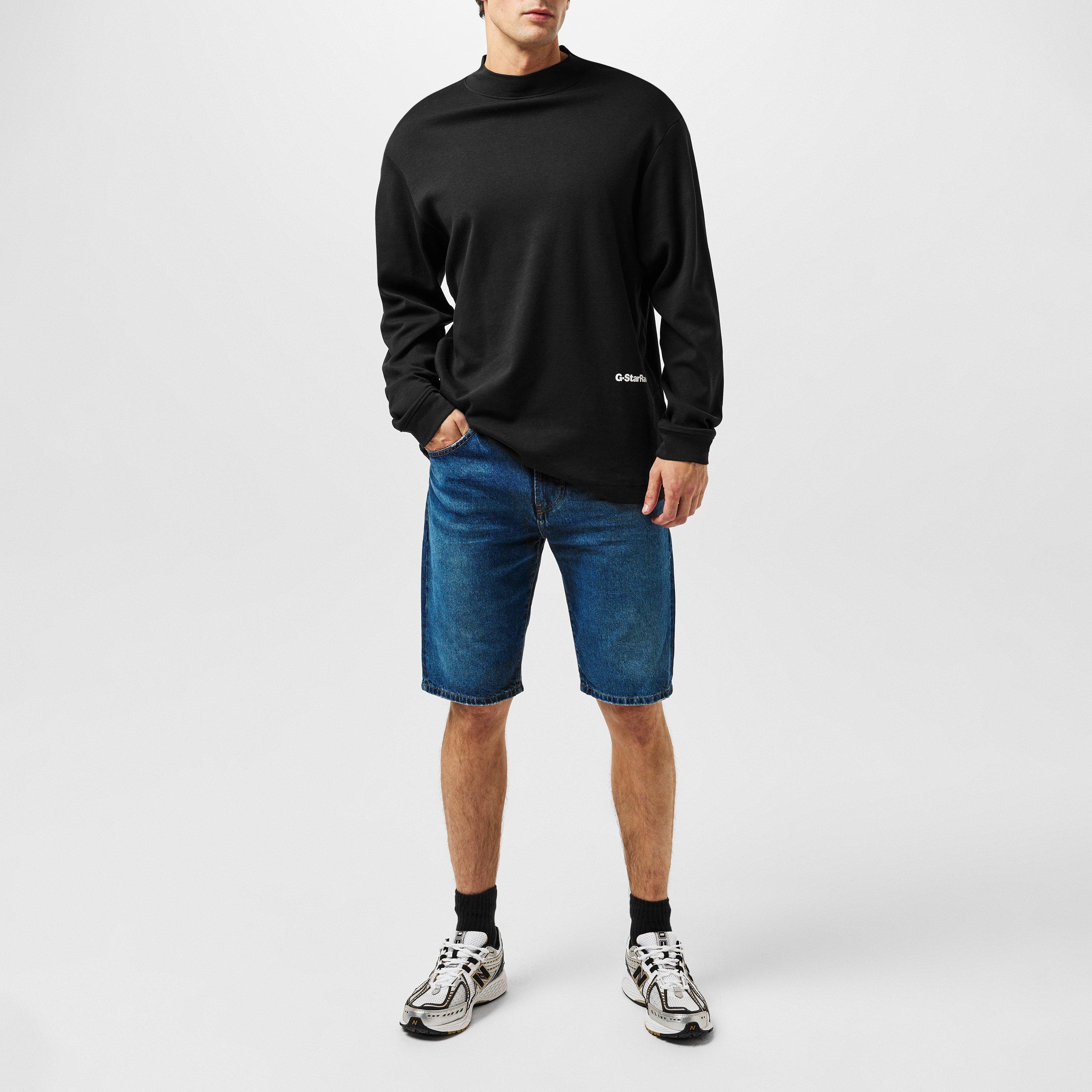 G Star Mock Neck Loose T shirt