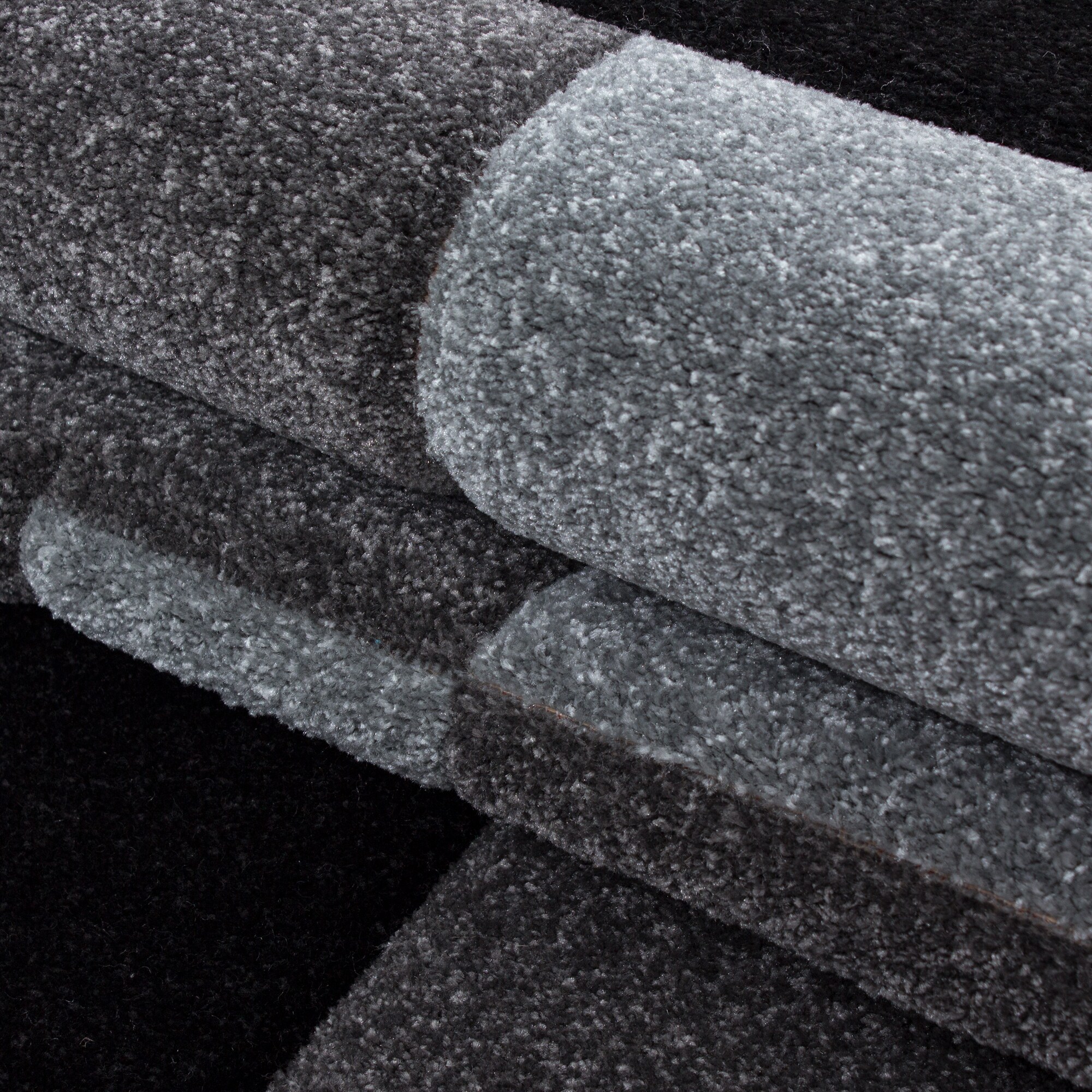 Wunderschöne Kurzflor Teppich 13 mm Teppich Moderner Design Konturenschnitt 3D