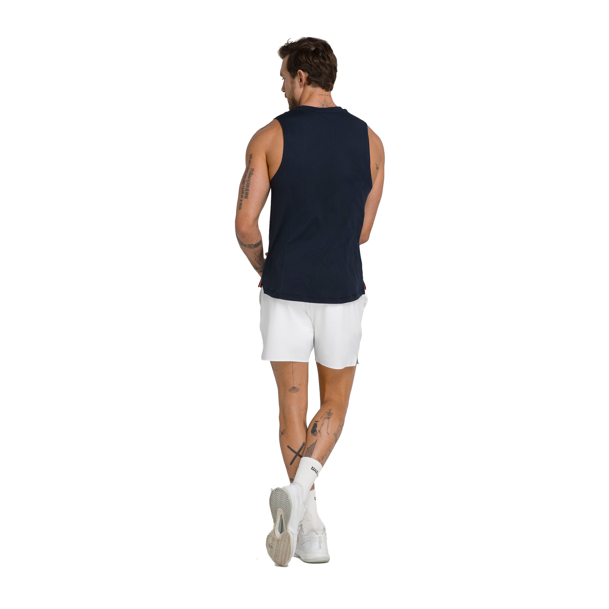 Wilson Tournament 7in Shorts Hommes - Blanc