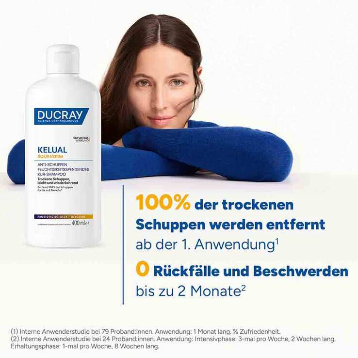Ducray Kelual Squanorm Anti-Schuppen Shampoo trocken, 400 ml