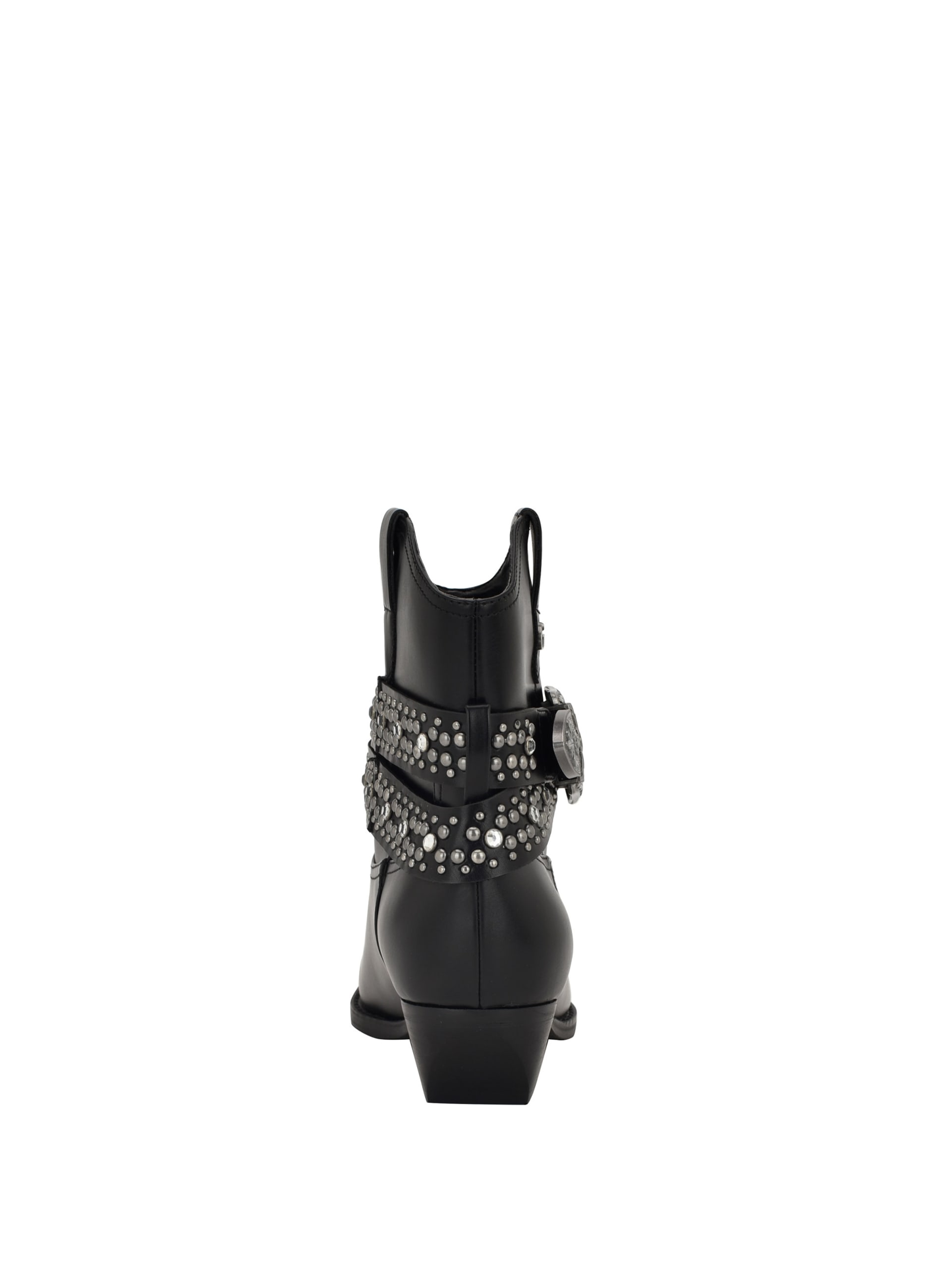 Botas Lansly com fivela e tachas