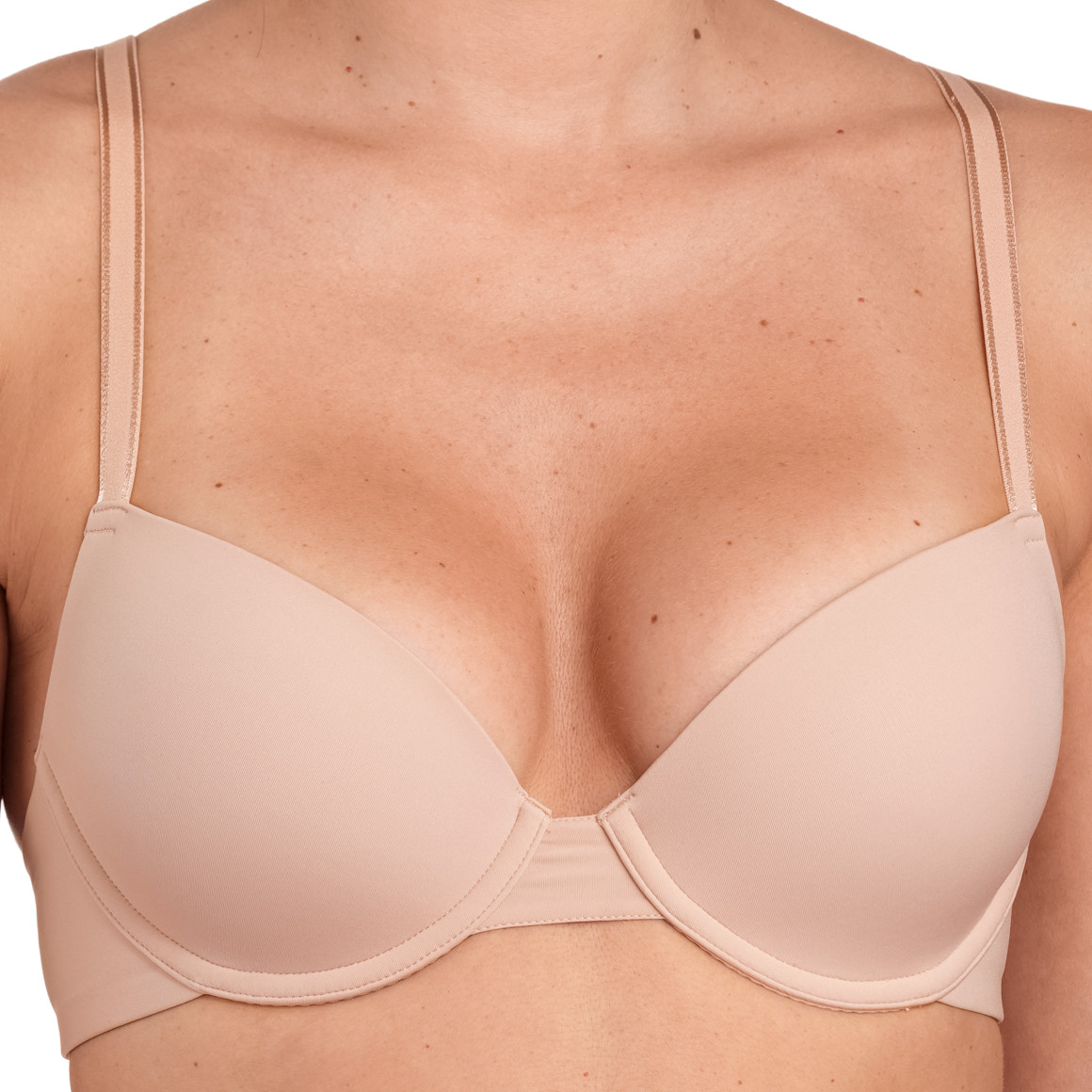 Gina Benotti Damen Bügel-BH im Basic-Look beige