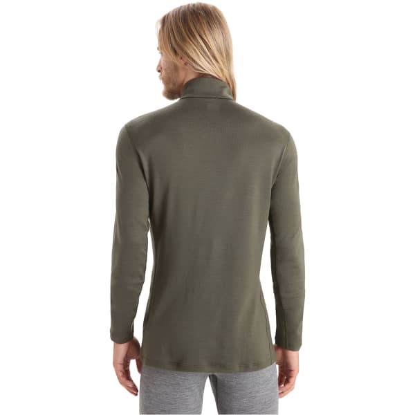 T-shirt thermique ICEBREAKER M 260 TECH LS HALF ZIP LODEN