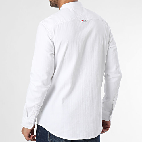 Chemise Manches Longues Regular Flannel 8332 Blanc