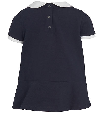 Emporio Armani Kleid - Navy m. Weiß