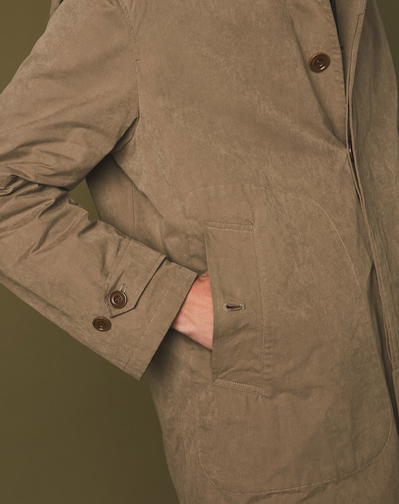 Hartford Parka légère Cleeve khaki