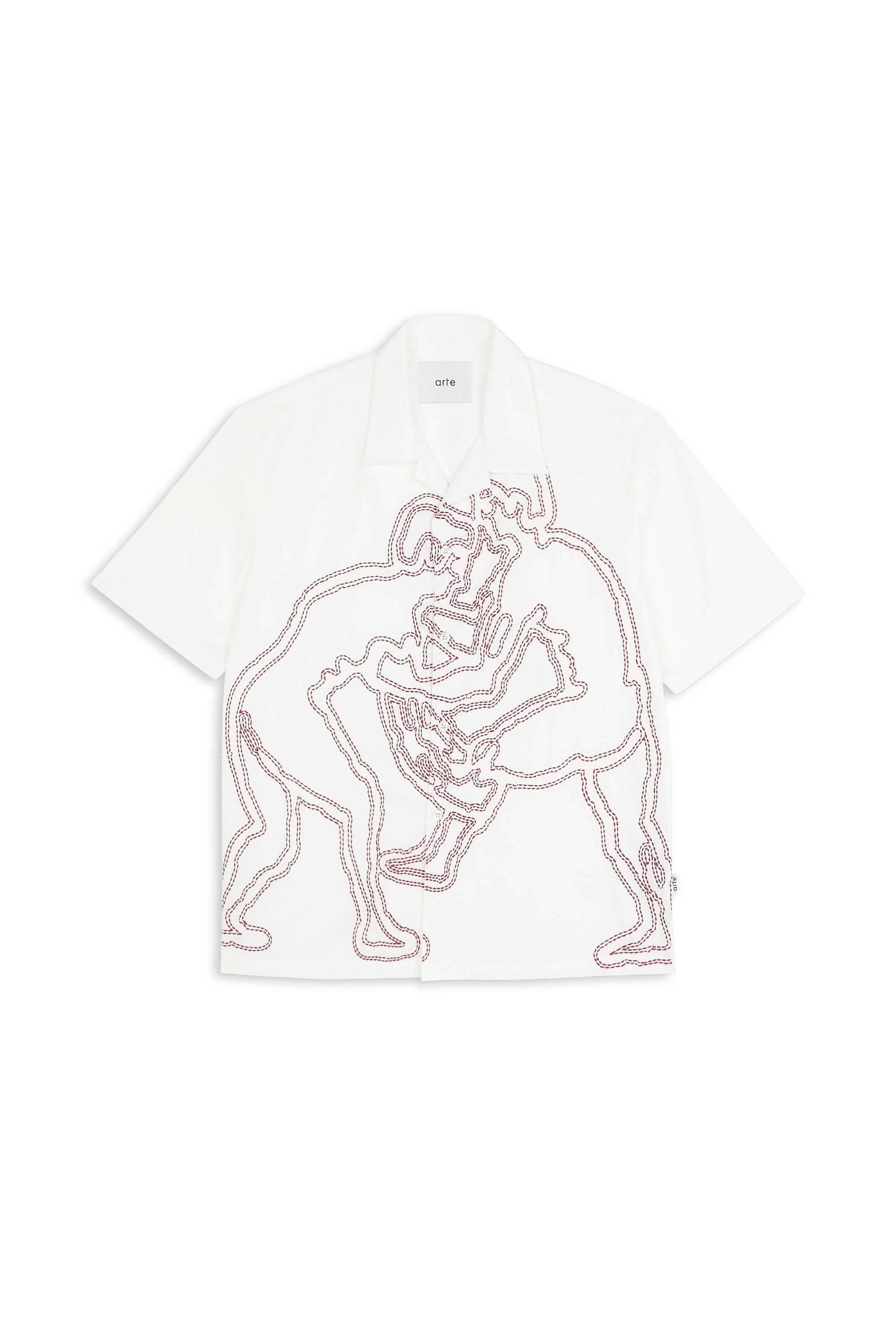 ARTE ANTWERP Chemise Scottie Fighter Shirt Beige