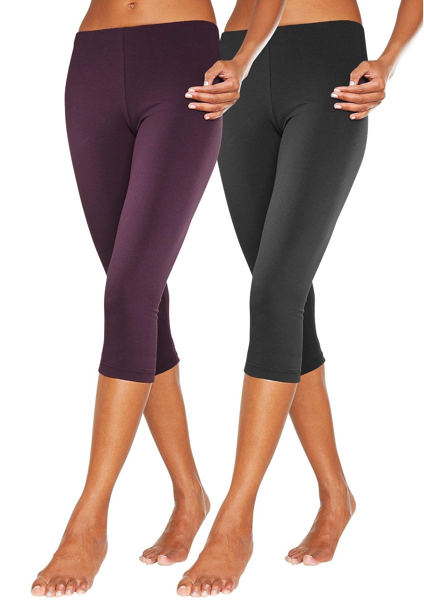 Doppelpack Capri-Leggings