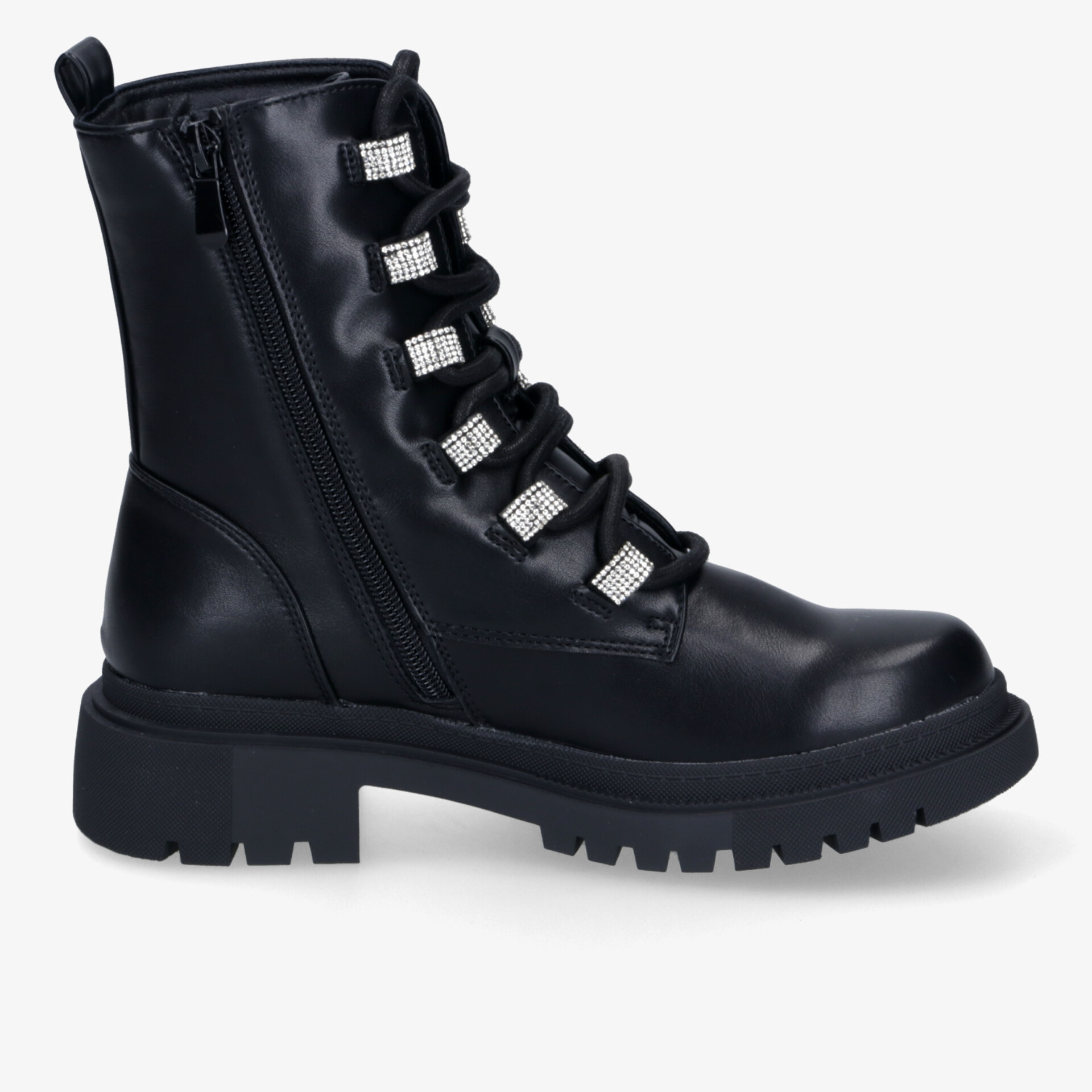 la strada Damen Schnürstiefeletten schwarz