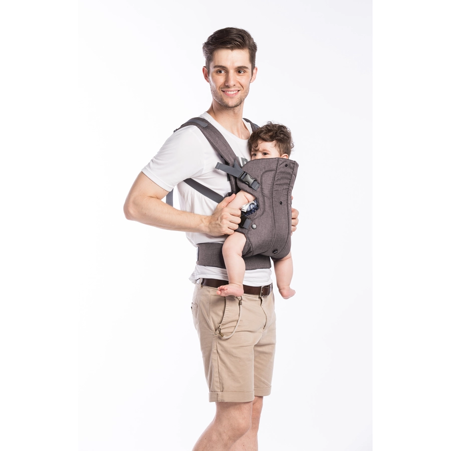 fillikid Bauchtrage Walk Grau Melange