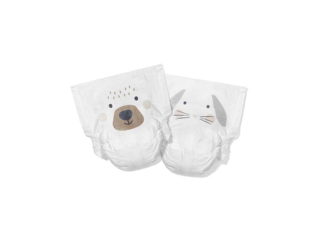 FRALDAS ECOLÓGICAS KIT & KIN HIPOALERGENICAS T3 6-10KG 32 UN