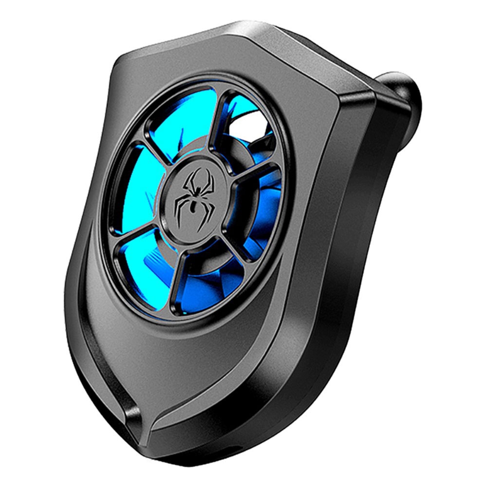 Universal Smartphone Kühler Gaming Handy Überhitzungsschutz Ventilator - Schwarz