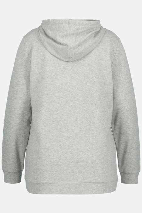 Hoodie, Kapuze, Kordel, Lagenoptik, Langarm