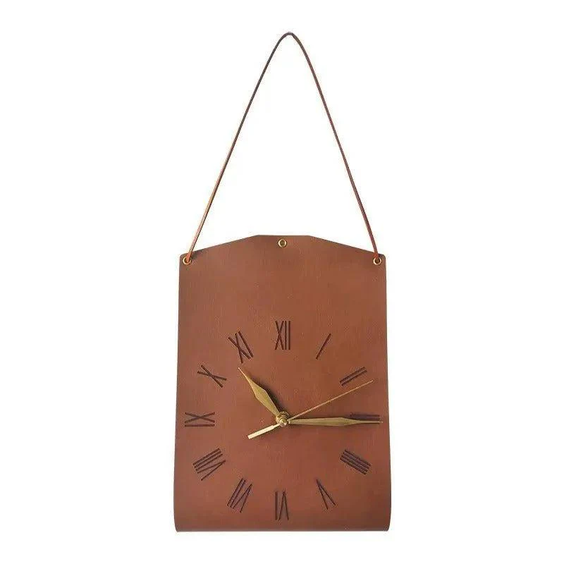 Modern Handbag Shape Wall Decor Clock | Unique Shoulder Bag Decorative Clock