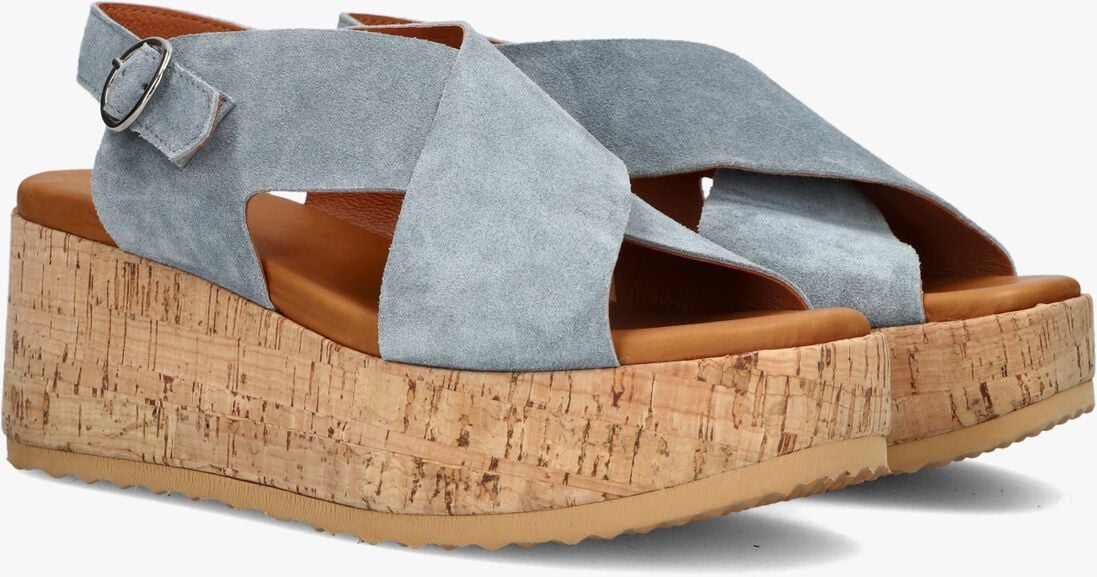 VIA VAI blauwe via vai sandalen sissel raise