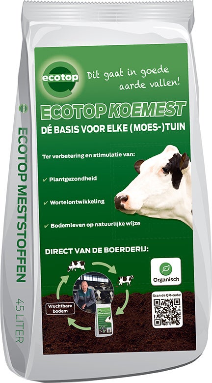 Ecotop organische koemest 45 L
