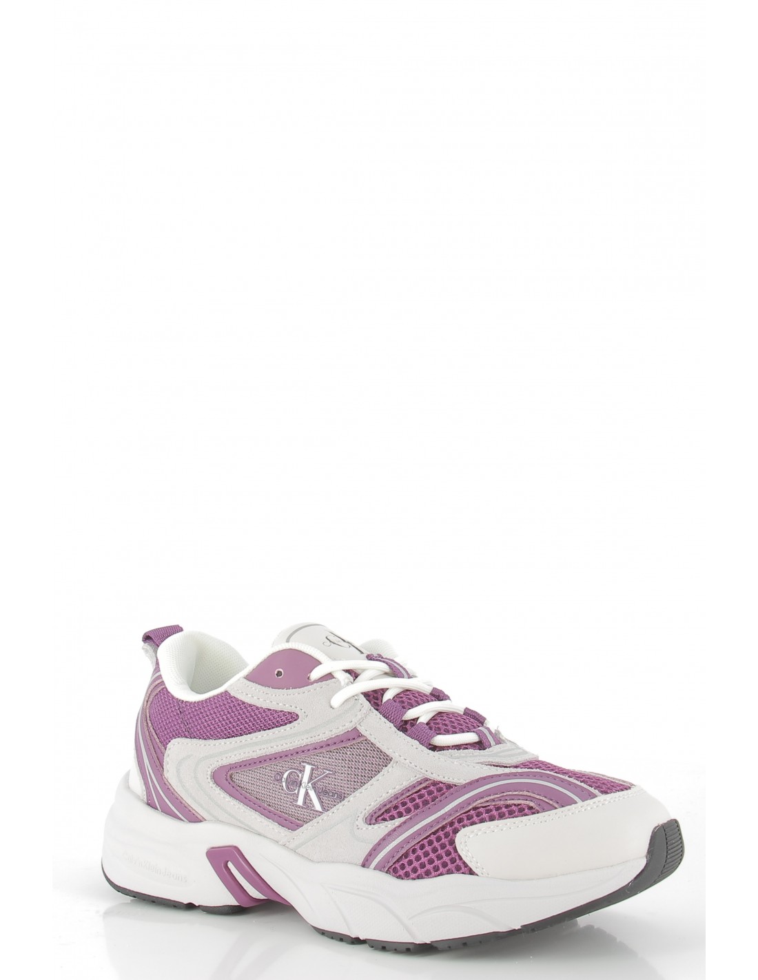 calvin klein Baskets de ville femme retro tennis su-mesh parme