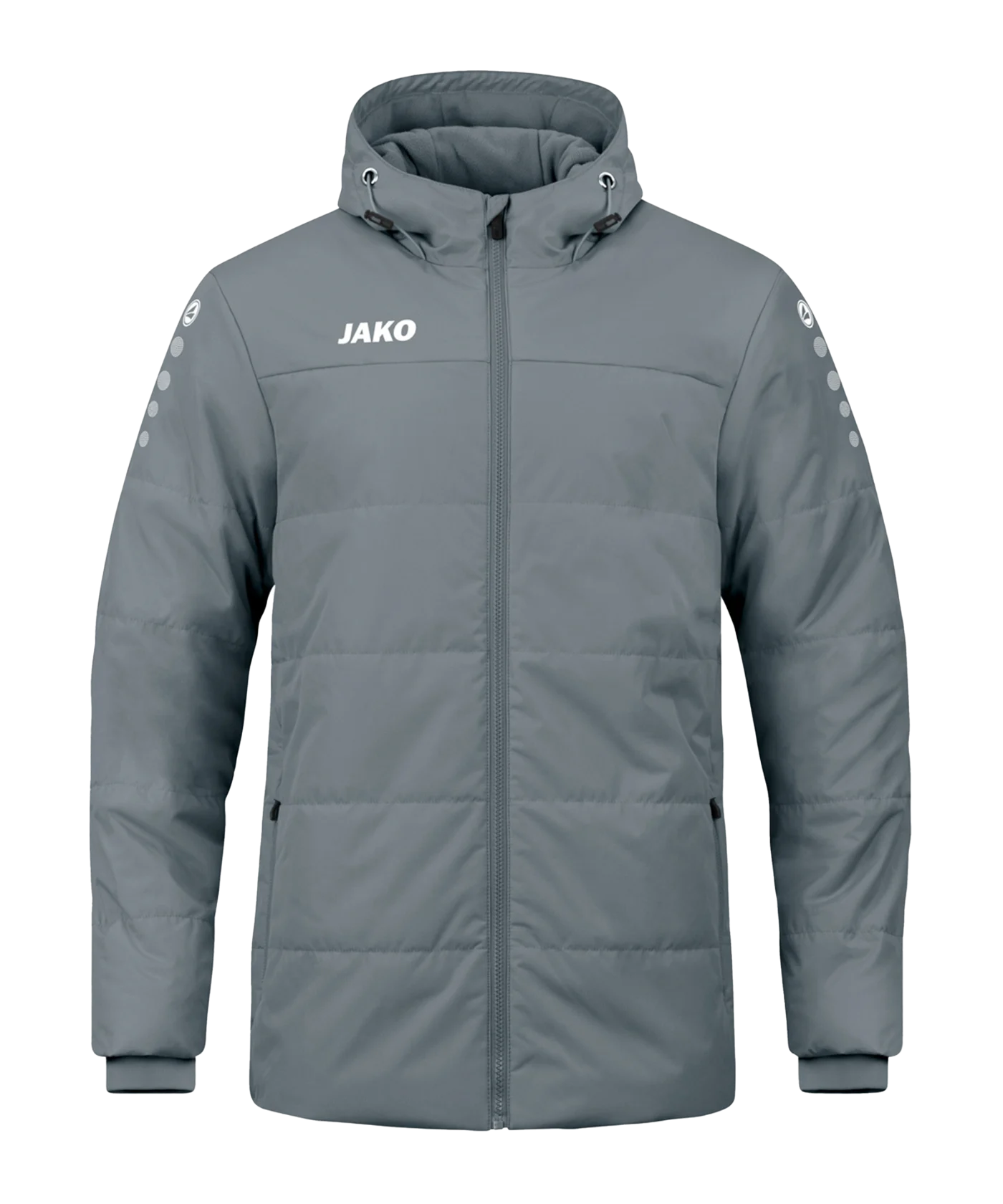 JAKO Team Coach Kapuzenjacke Kids Grau F840