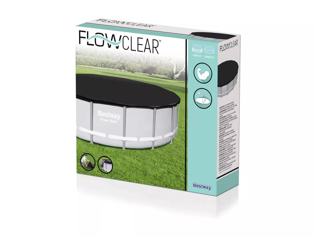 Bâche d'Hiver pour Piscines Bestway Ø488, Ø457 y Ø460 cm Ronde